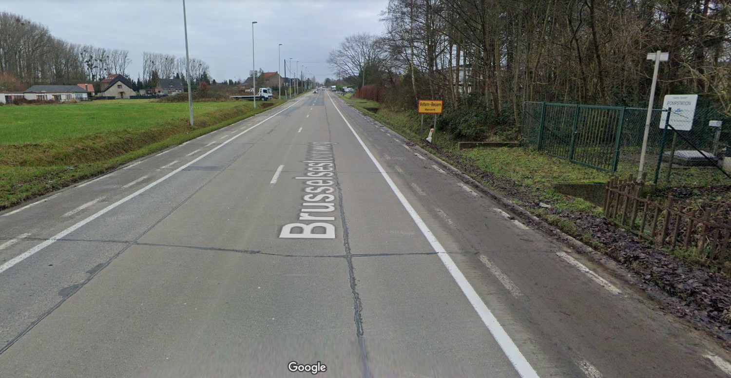 Vernieuwing riolering, rijweg en fietspaden op de Brusselsesteenweg tot hier aan de grens met Kortenberg
