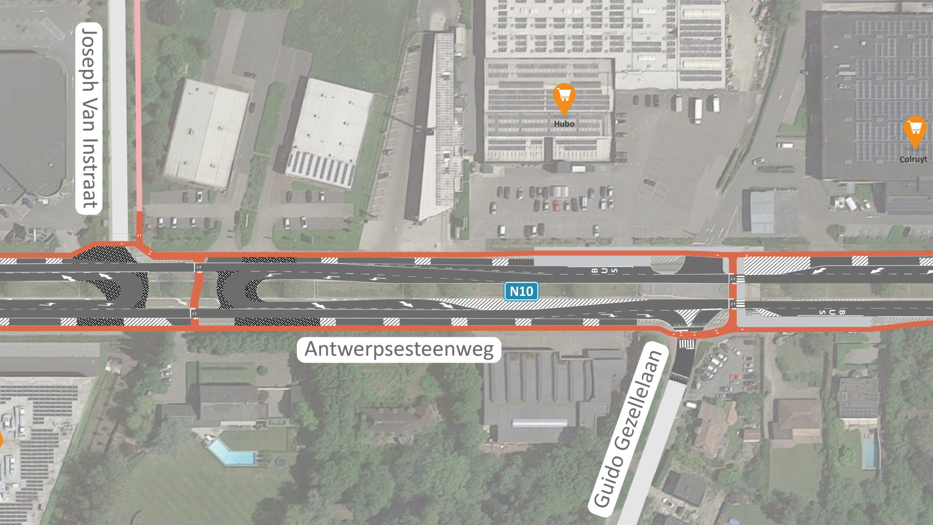 N10 Antwerpsesteenweg Lier - Ontwerpplan (deel 2)