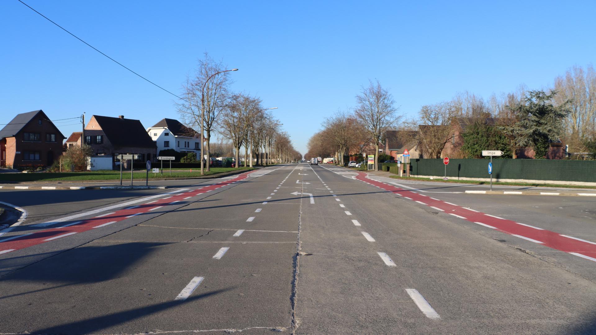 Beeld Grote Steenweg/Gentsesteenweg (N9)